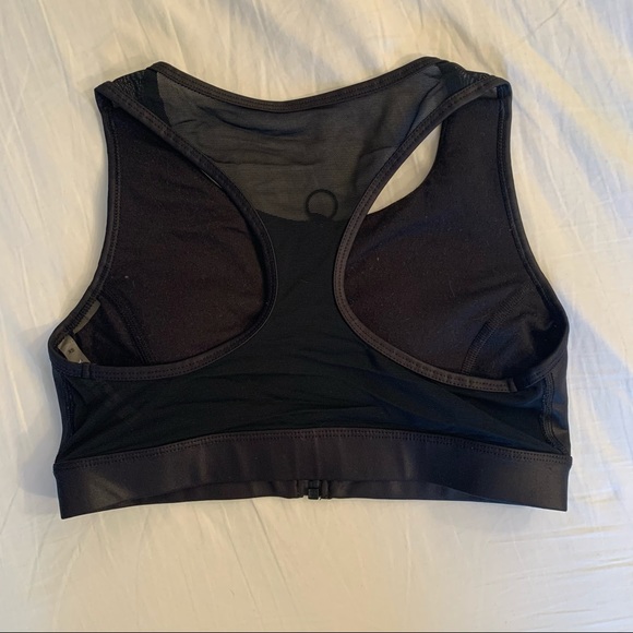 Isadora Black Zip-Up Bra - Picture 4 of 4